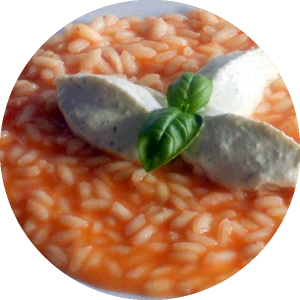 risotto ricotta and tomato
